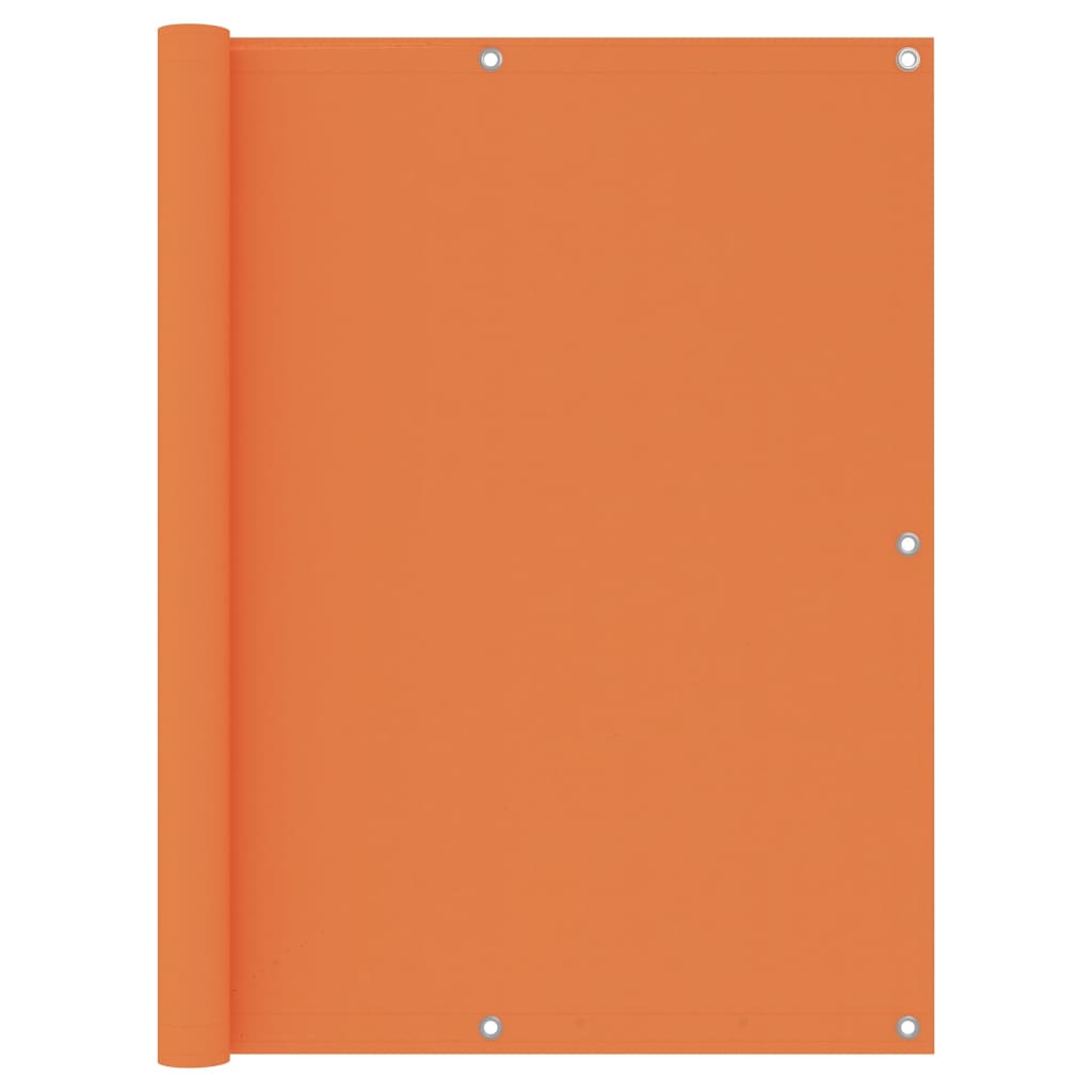 vidaXL Toldo para balcón de tela oxford naranja 120x600 cm