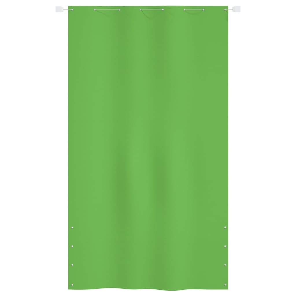 vidaXL Toldo pantalla para balcón tela oxford verde claro 140x240 cm