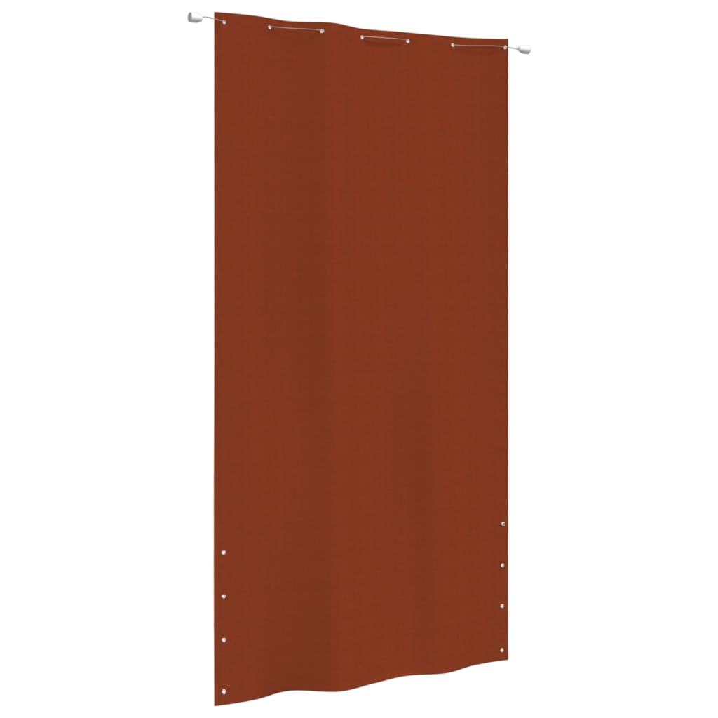 vidaXL Toldo pantalla para balcón de tela oxford terracota 140x240 cm