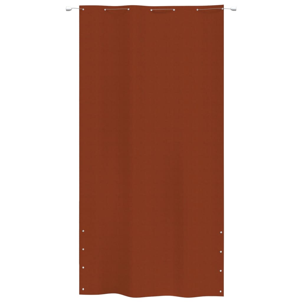 vidaXL Toldo pantalla para balcón de tela oxford terracota 140x240 cm