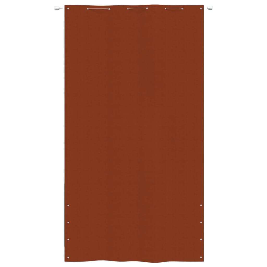 vidaXL Toldo pantalla para balcón de tela oxford terracota 160x240 cm