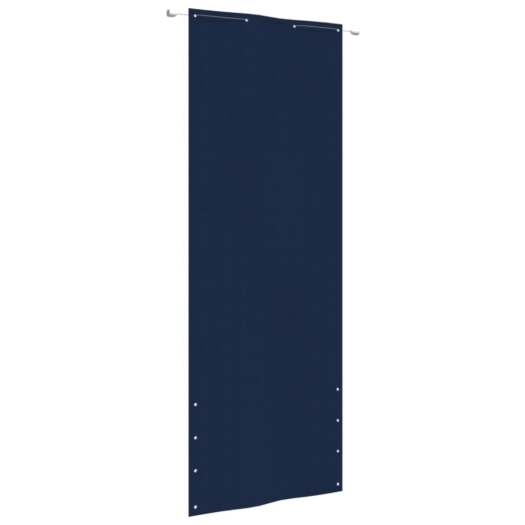 vidaXL Toldo para balcón de tela oxford azul 80x240 cm