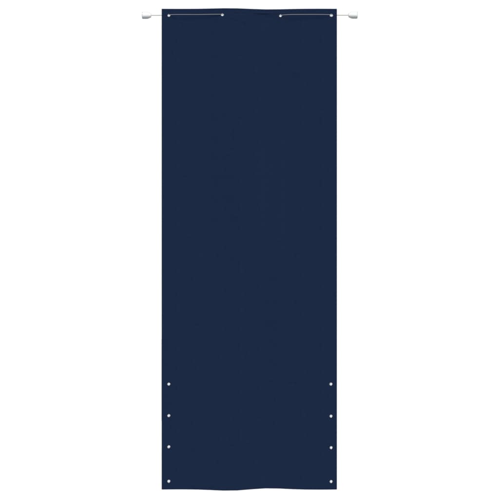 vidaXL Toldo para balcón de tela oxford azul 80x240 cm