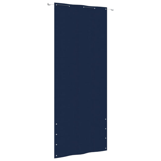 vidaXL Toldo para balcón de tela oxford azul 100x240 cm