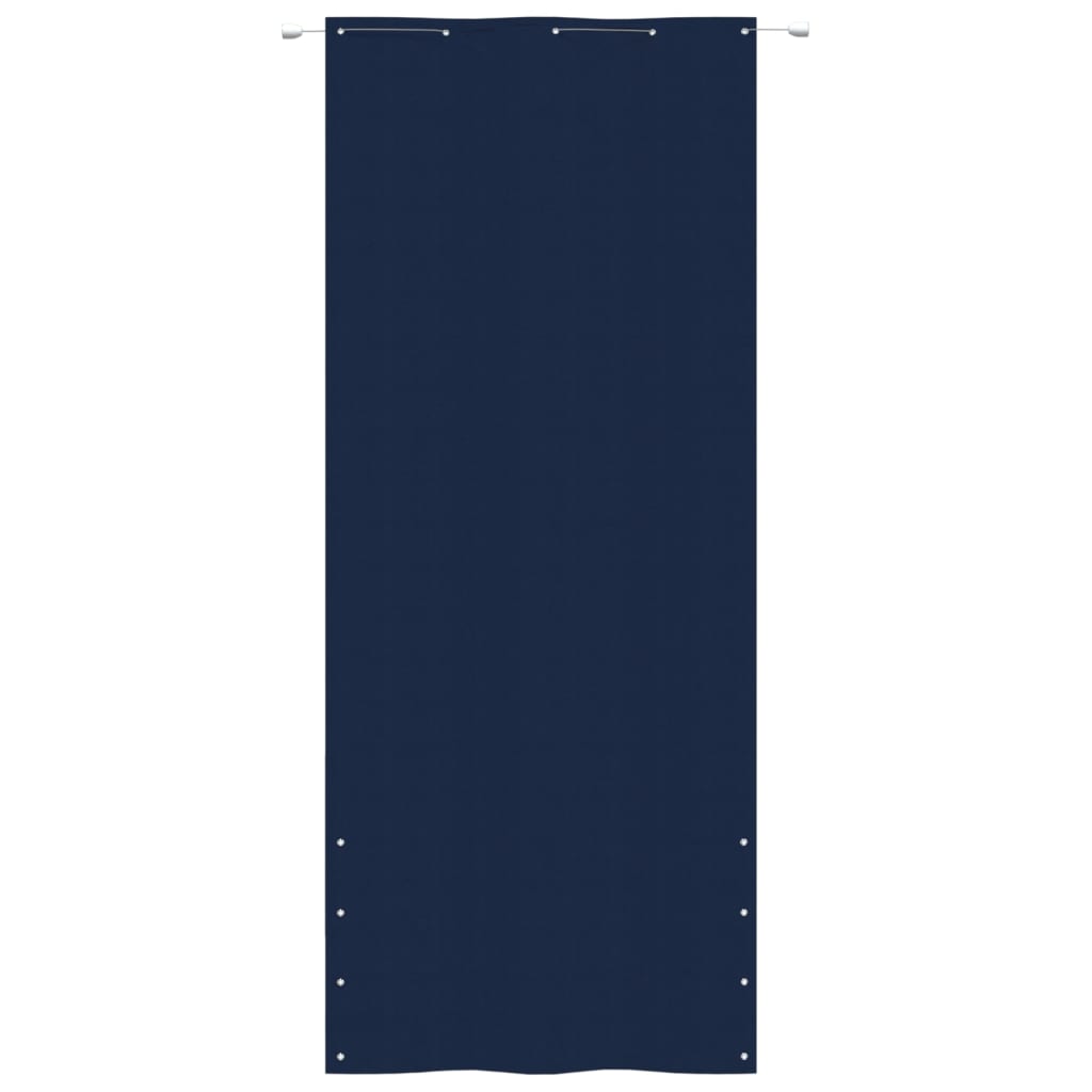 vidaXL Toldo para balcón de tela oxford azul 100x240 cm