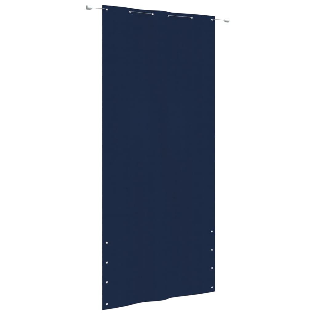 vidaXL Toldo para balcón de tela oxford azul 120x240 cm