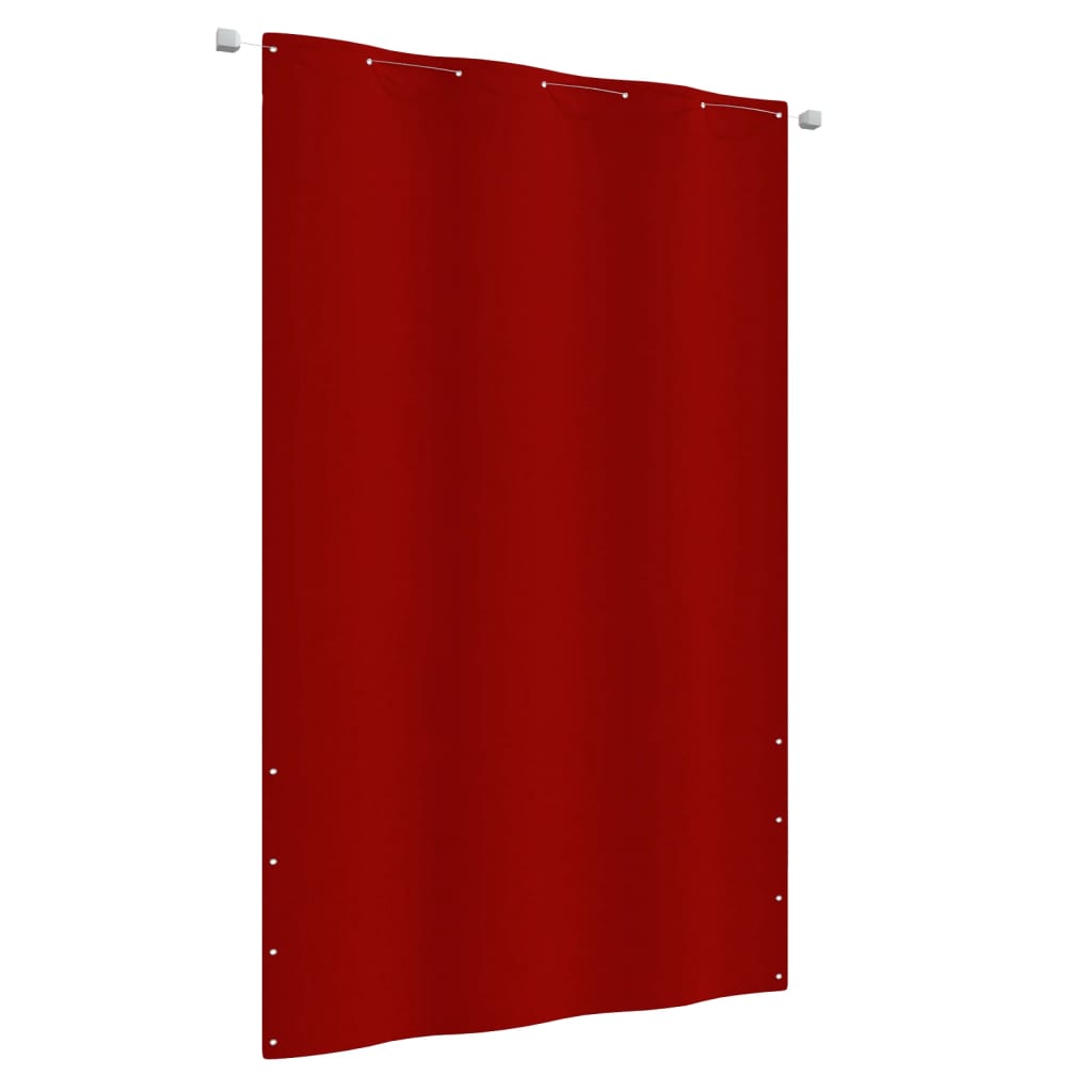 vidaXL Toldo para balcón de tela oxford rojo 140x240 cm