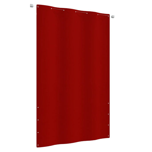 vidaXL Toldo para balcón de tela oxford rojo 140x240 cm