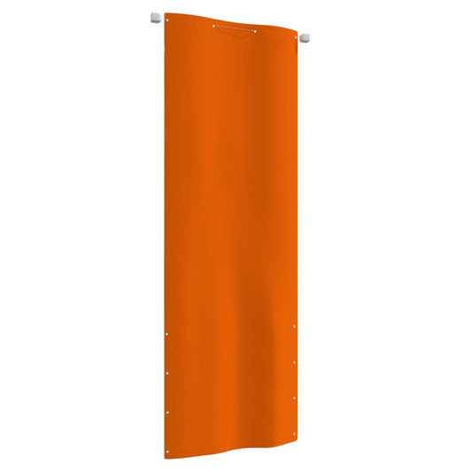 vidaXL Toldo pantalla para balcón de tela oxford naranja 80x240 cm