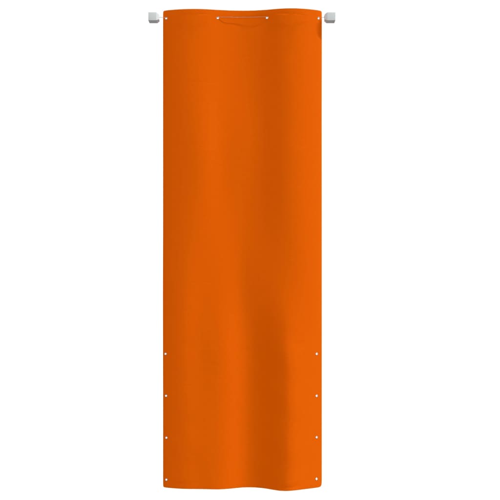 vidaXL Toldo pantalla para balcón de tela oxford naranja 80x240 cm