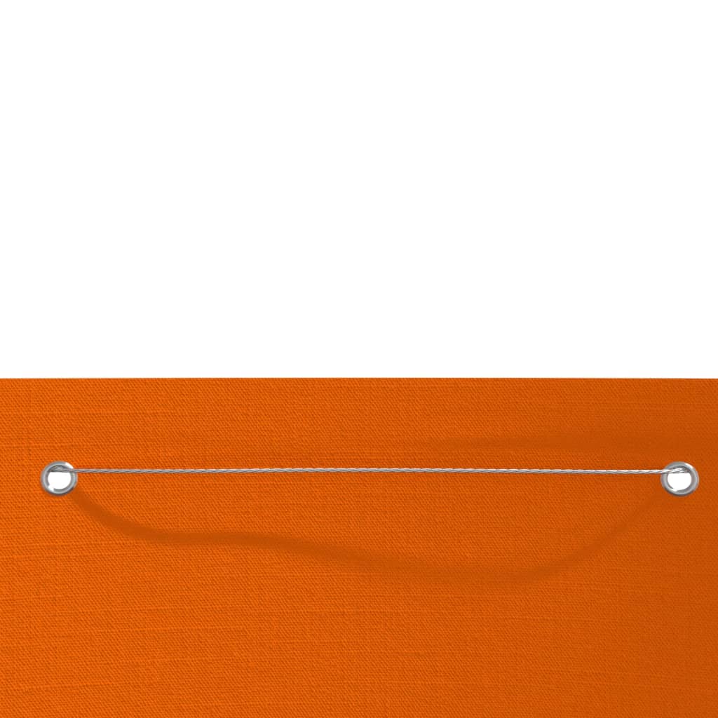 vidaXL Toldo pantalla para balcón de tela oxford naranja 80x240 cm