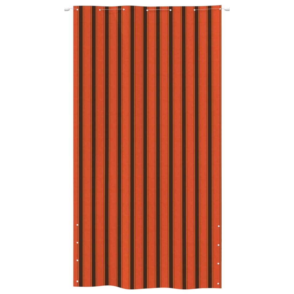 vidaXL Toldo pantalla para balcón tela oxford naranja marrón 140x240cm