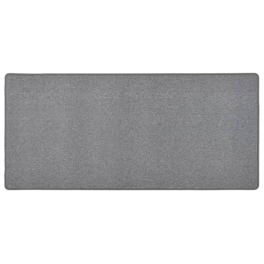 vidaXL Alfombra de pasillo gris oscuro 50x100 cm