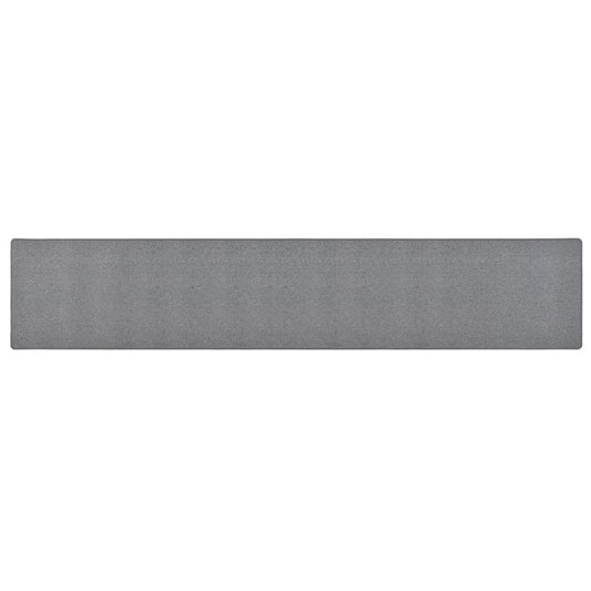 vidaXL Alfombra de pasillo gris oscuro 50x300 cm