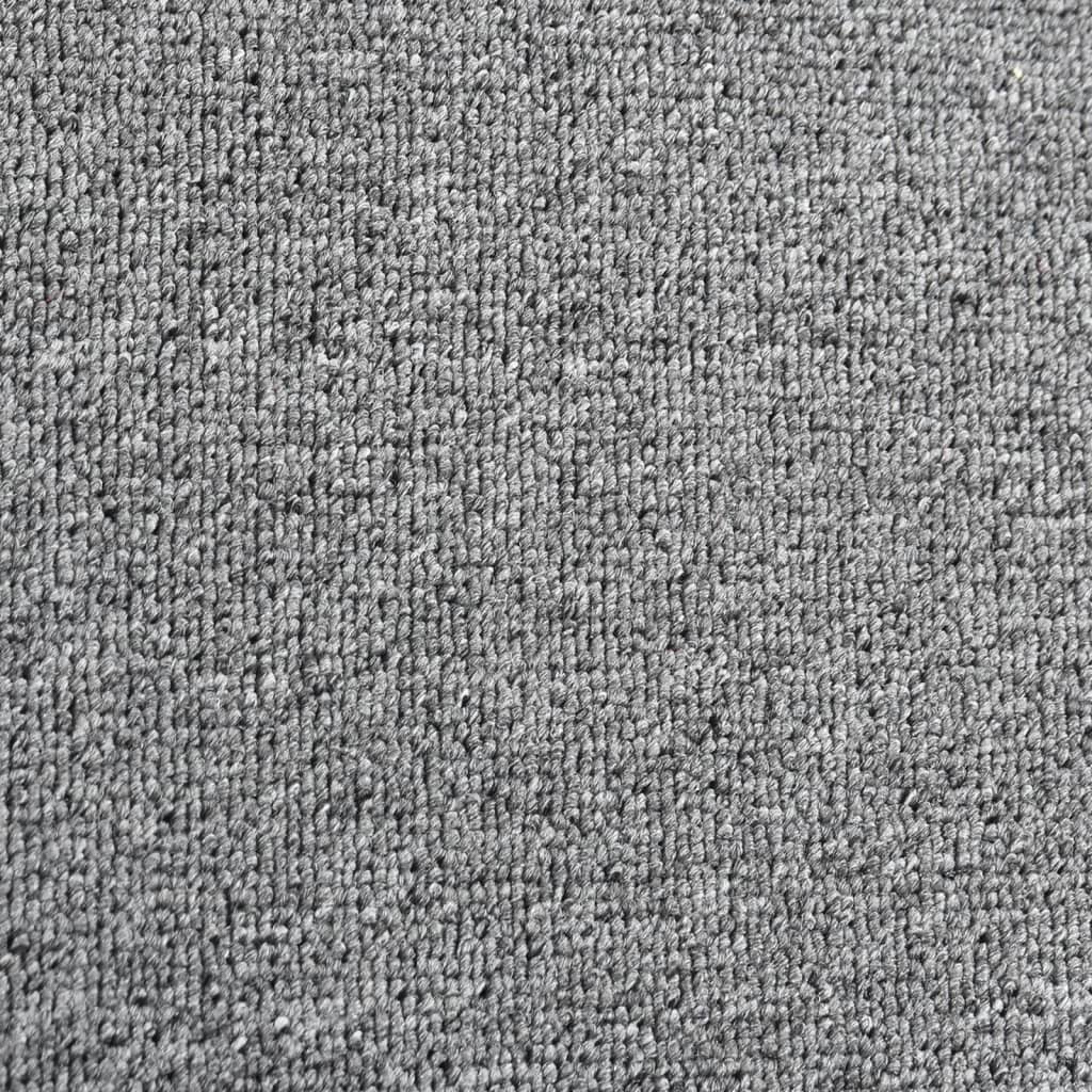 vidaXL Alfombra de pasillo gris oscuro 50x300 cm