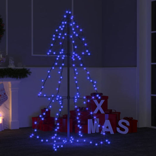 vidaXL Árbol de Navidad 160 LEDs interior y exterior 78x120 cm