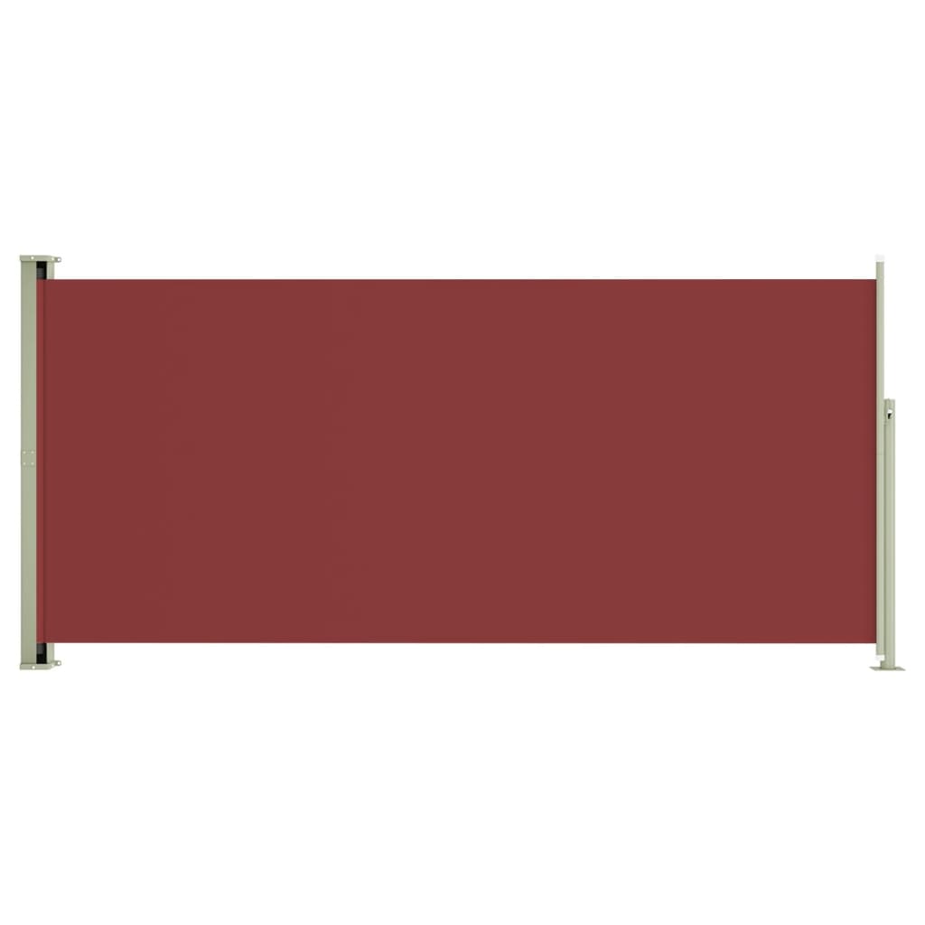 vidaXL Toldo lateral retráctil de jardín rojo 140x300 cm