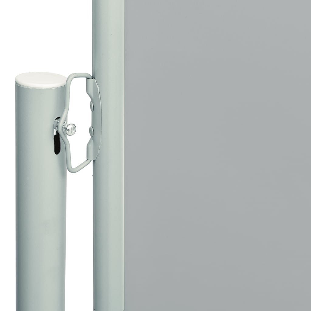 vidaXL Toldo lateral retráctil para patio gris 140x600 cm