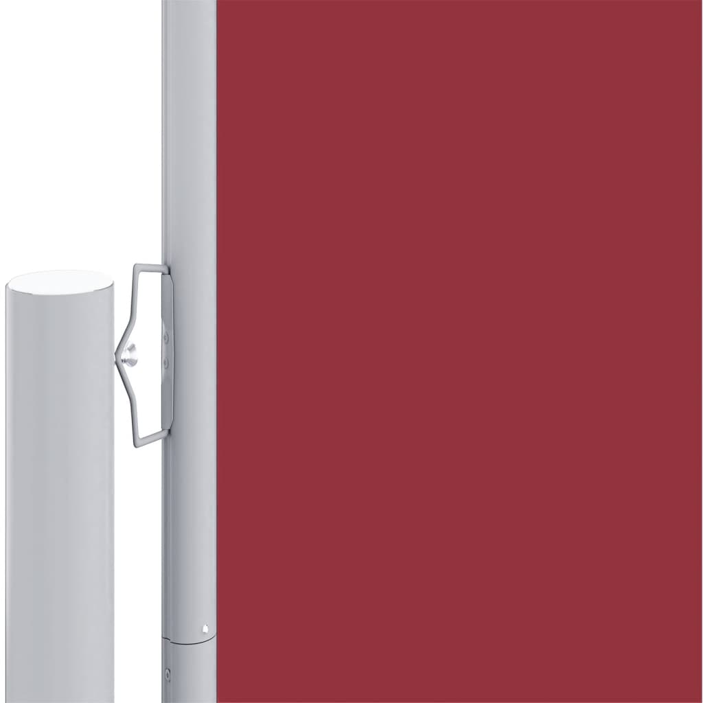 vidaXL Toldo lateral retráctil rojo 180x600 cm