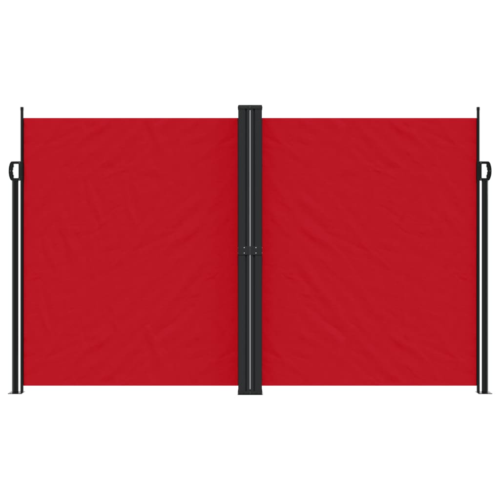 vidaXL Toldo lateral retráctil rojo 200x600 cm