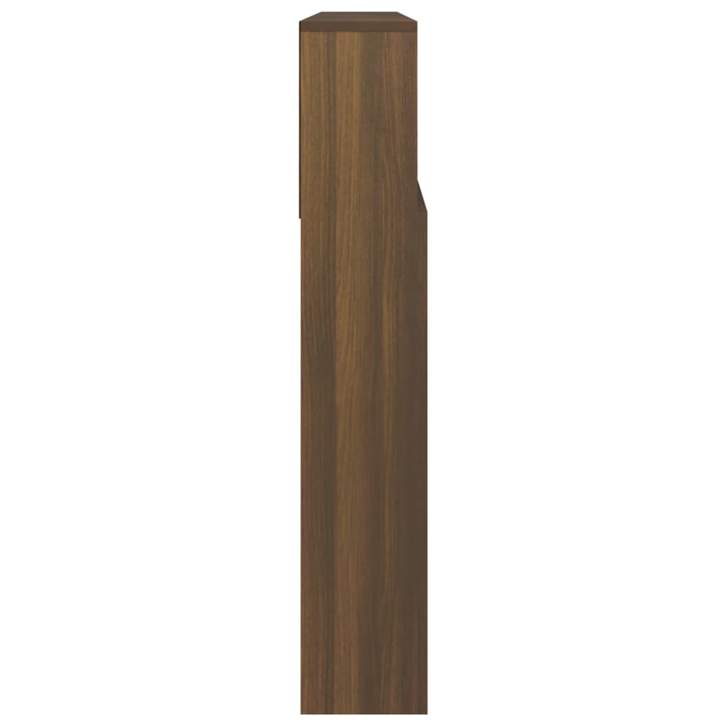 vidaXL Armario cabecero marrón roble 220x19x103,5 cm