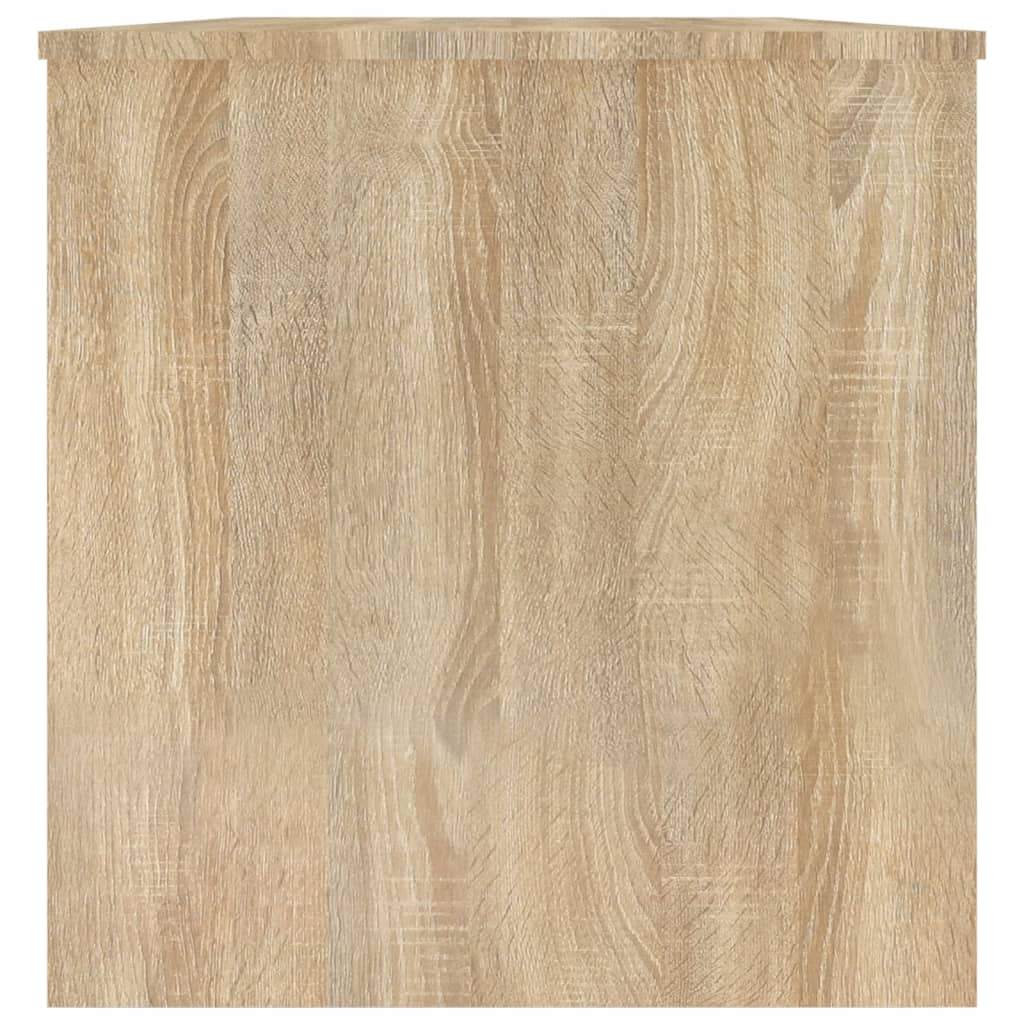 vidaXL Mesa de centro madera contrachapada roble Sonoma 102x50x52,5 cm