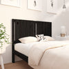 vidaXL Cabecero de cama madera maciza de pino negro 125,5x4x100 cm