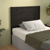 vidaXL Cabecero de cama madera maciza de pino negro 96x4x100 cm