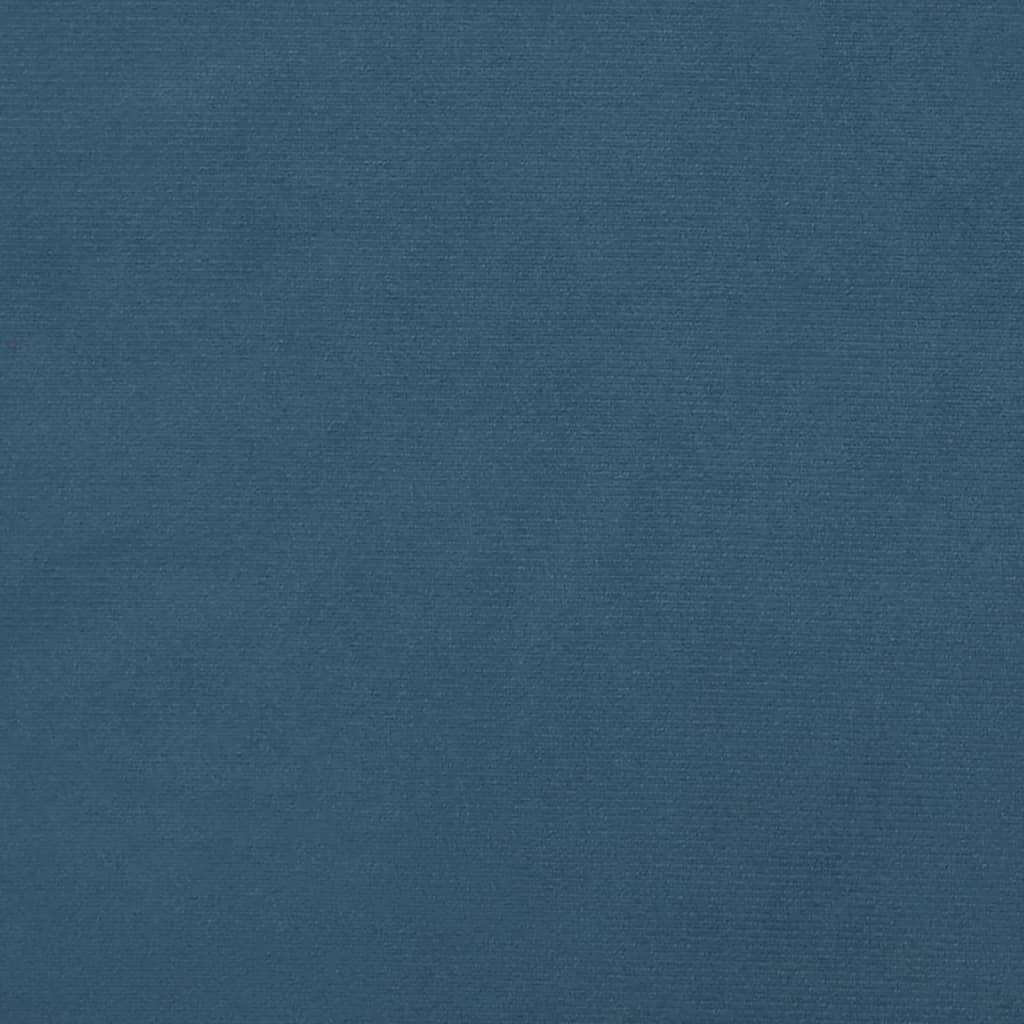vidaXL Cabecero de terciopelo azul 100x5x78/88 cm