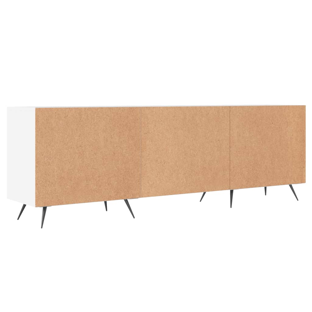 vidaXL Mueble para TV madera de ingeniería blanco 150x30x50 cm