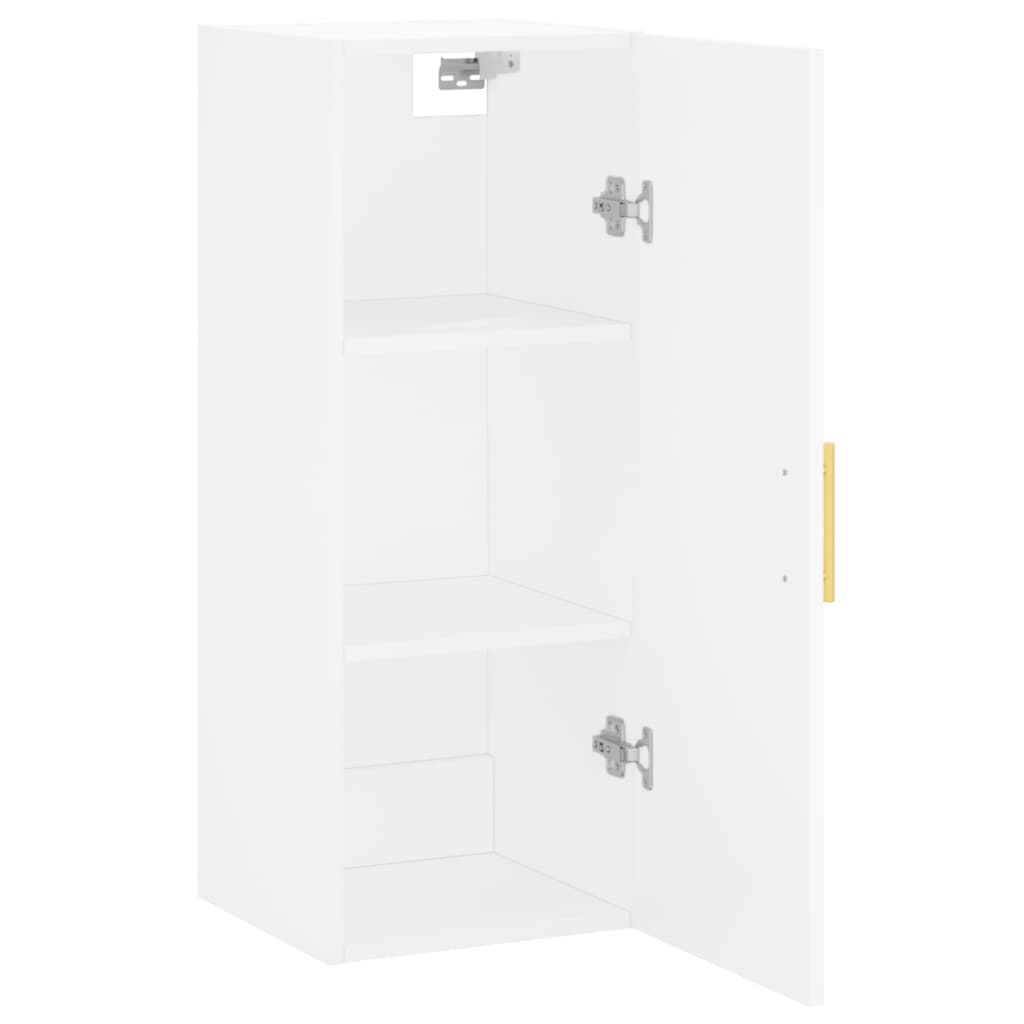 vidaXL Armario de pared blanco 34,5x34x90 cm