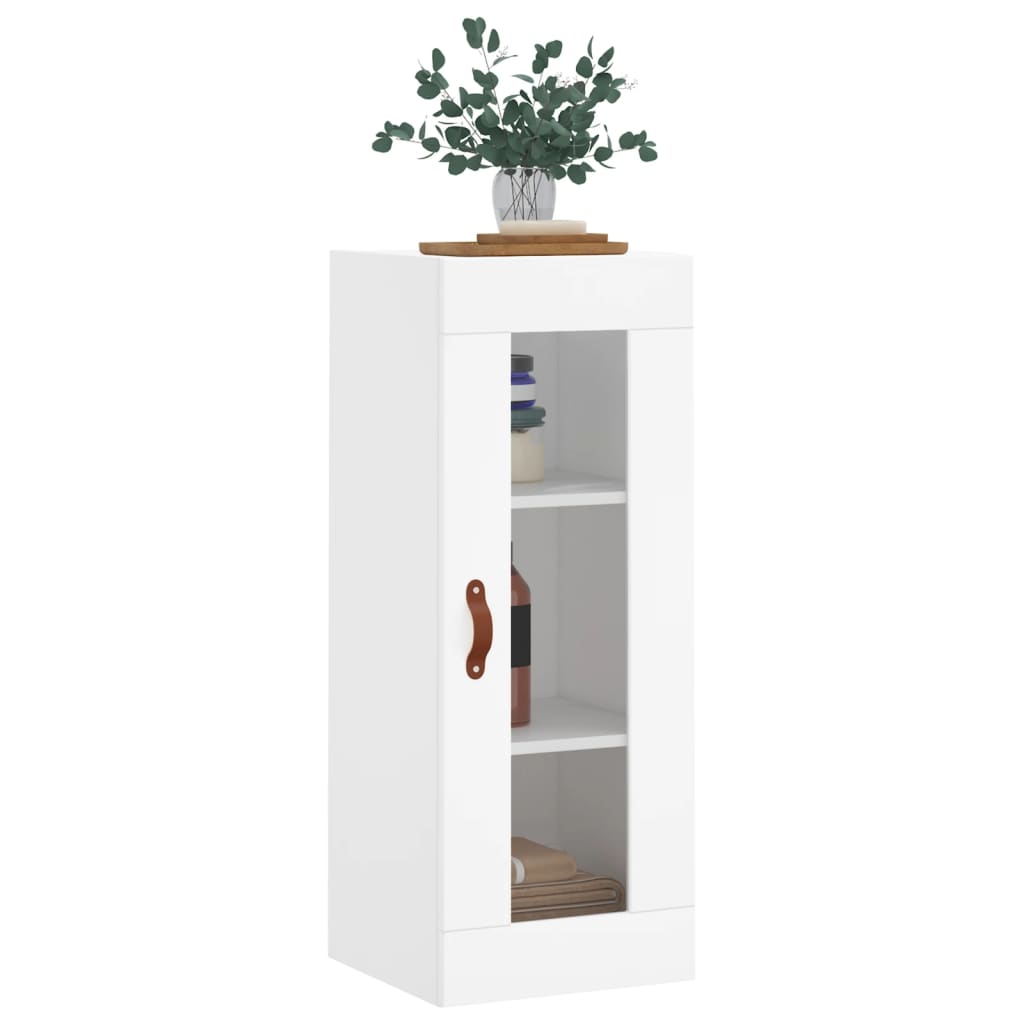 vidaXL Armario de pared blanco 34,5x34x90 cm