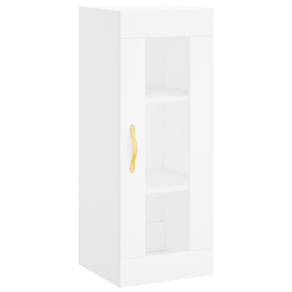 vidaXL Armario de pared blanco 34,5x34x90 cm