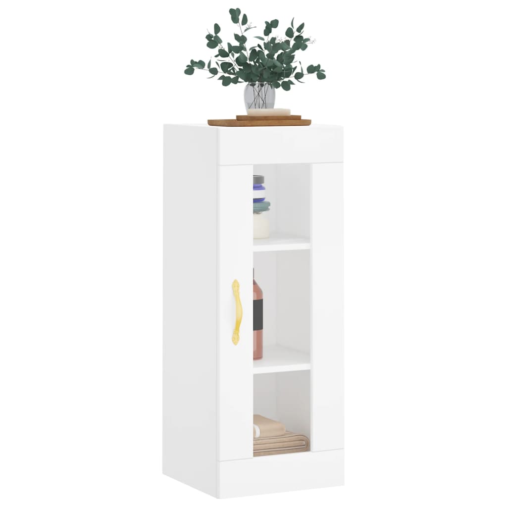 vidaXL Armario de pared blanco 34,5x34x90 cm