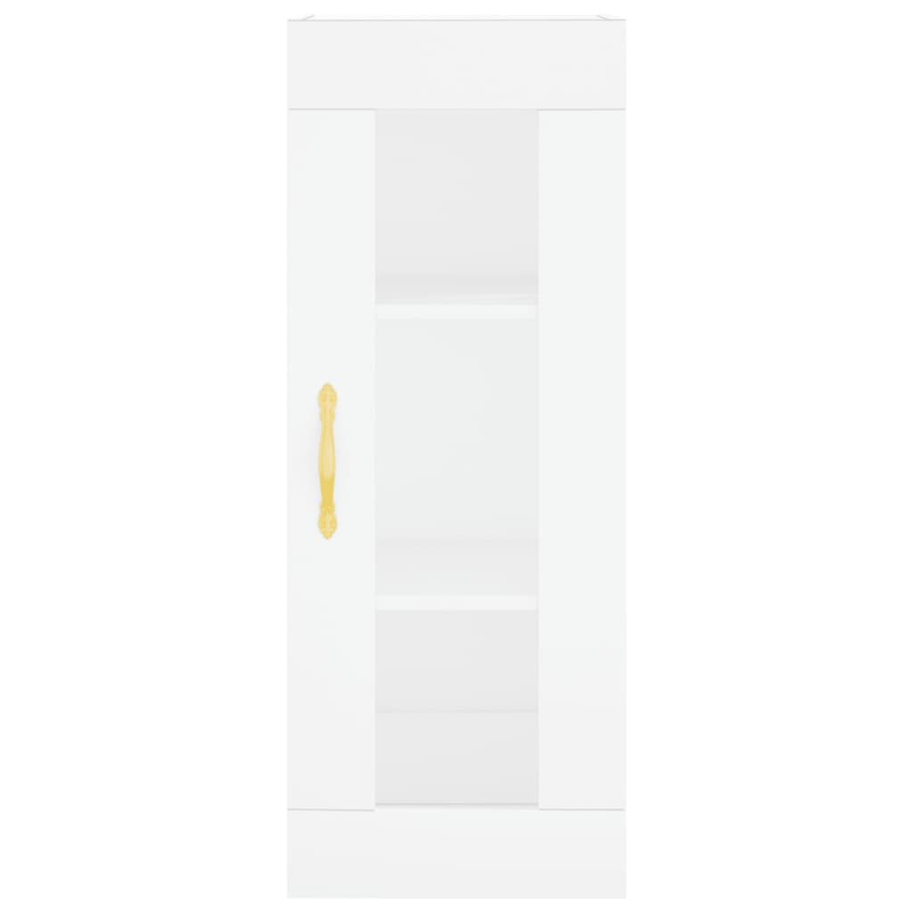 vidaXL Armario de pared blanco 34,5x34x90 cm