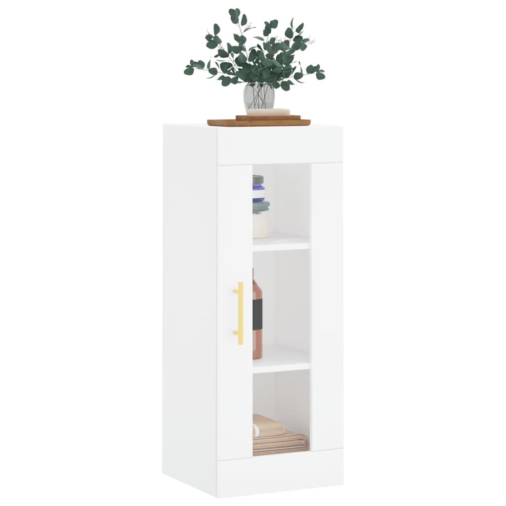 vidaXL Armario de pared blanco 34,5x34x90 cm