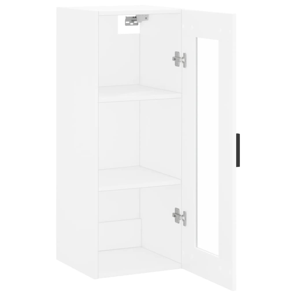 vidaXL Armario de pared blanco 34,5x34x90 cm