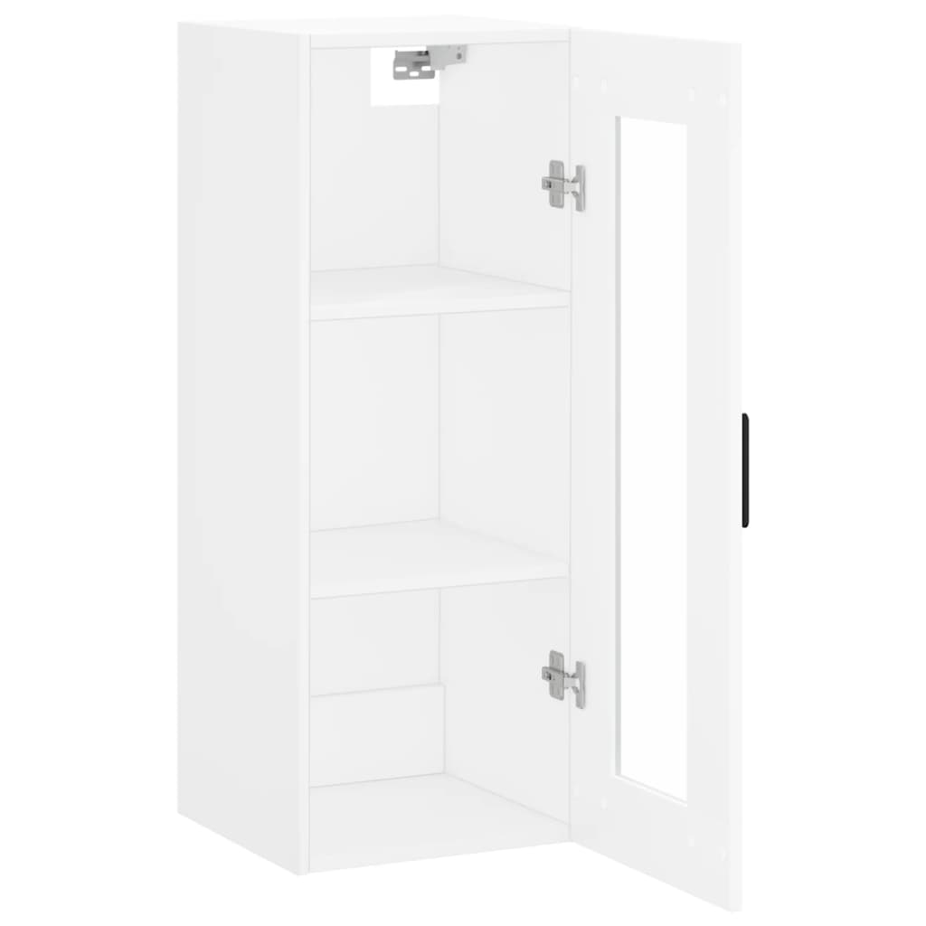 vidaXL Armario de pared blanco 34,5x34x90 cm