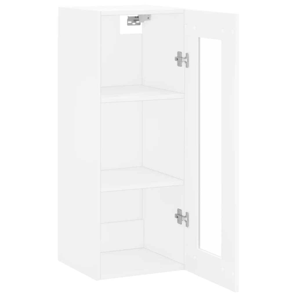 vidaXL Armario de pared blanco 34,5x34x90 cm