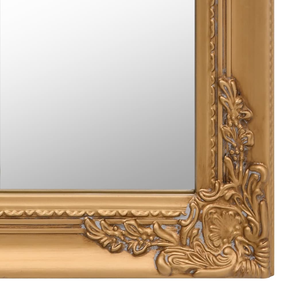 vidaXL Espejo de pie dorado 45x180 cm