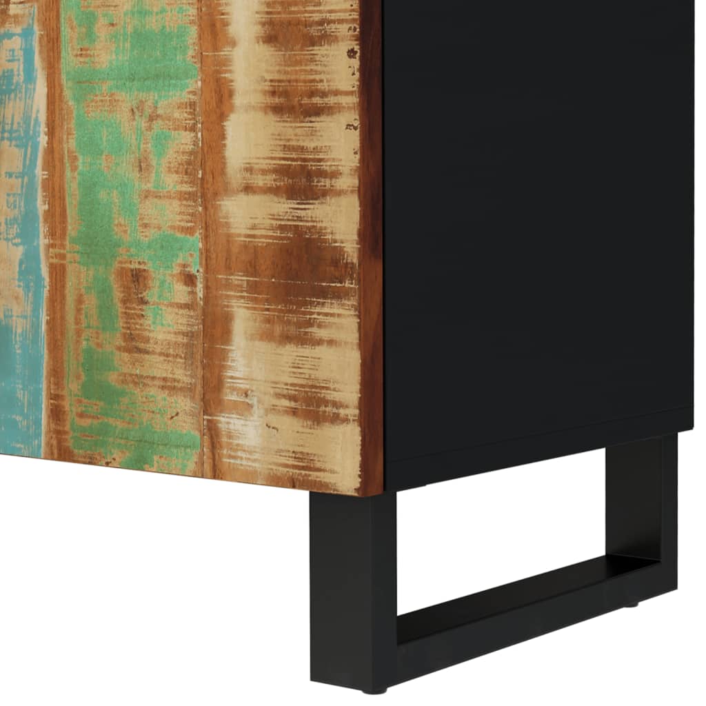 vidaXL Mueble TV madera reciclada y madera contrachapada 105x33,5x46cm