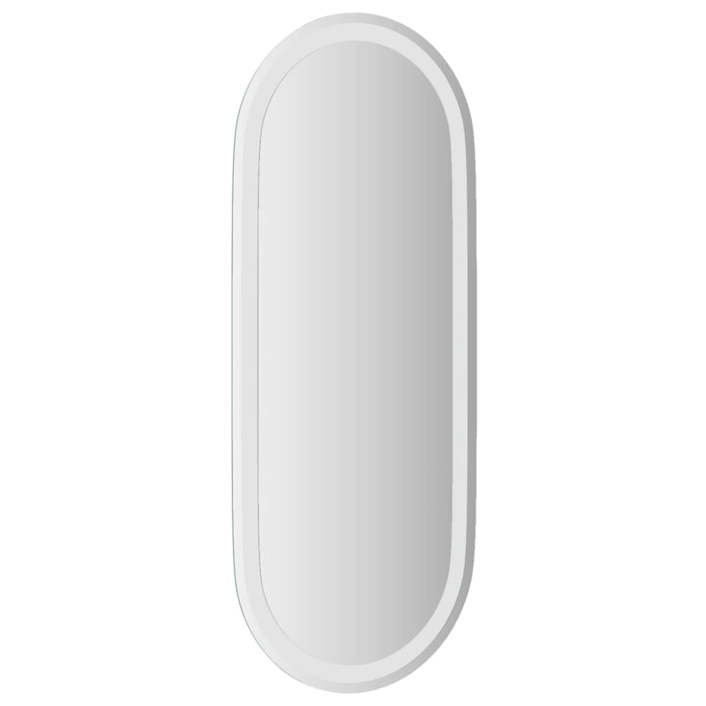 vidaXL Espejo de baño LED ovalado 90x40 cm