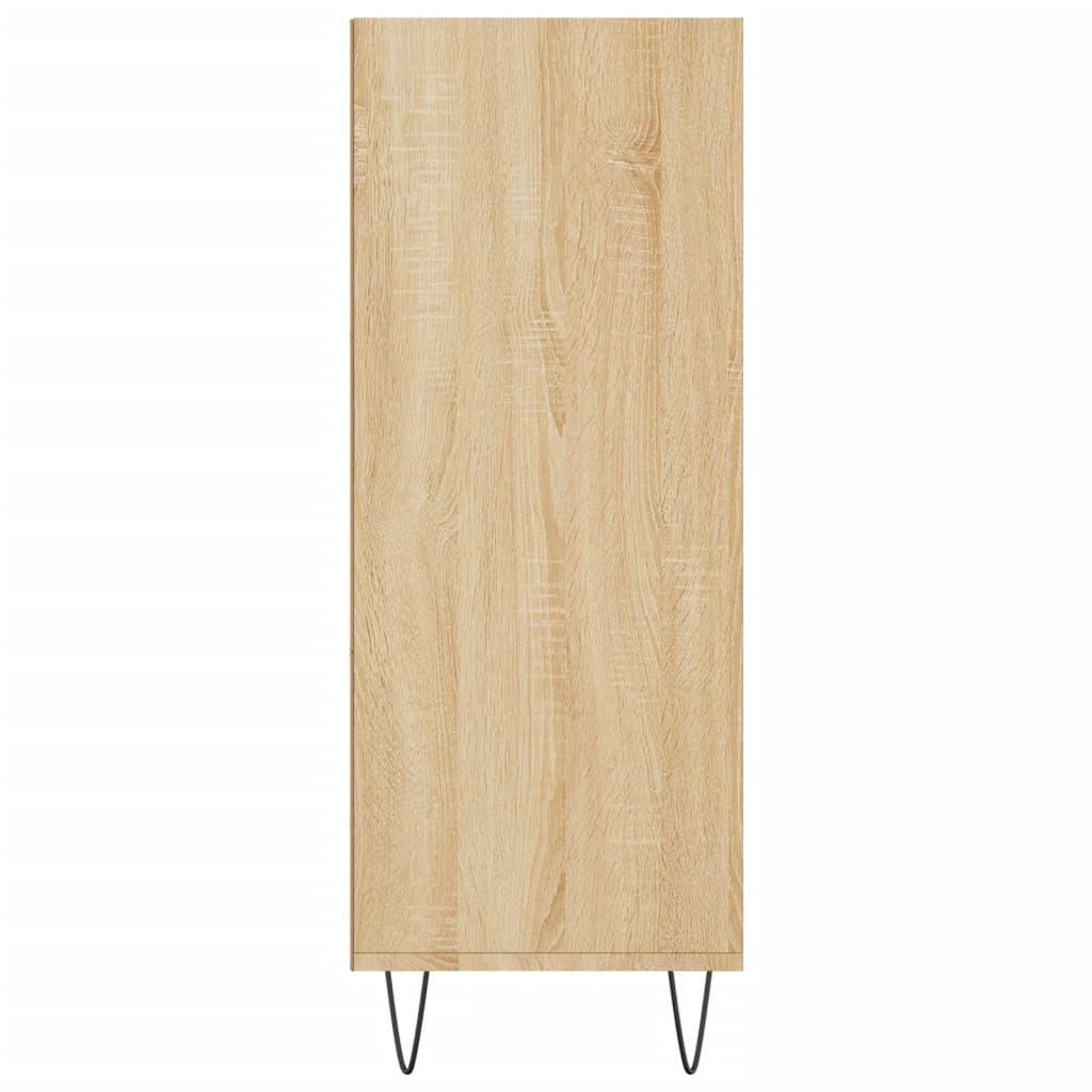 vidaXL Estantería madera de ingeniería roble Sonoma 69,5x32,5x90 cm
