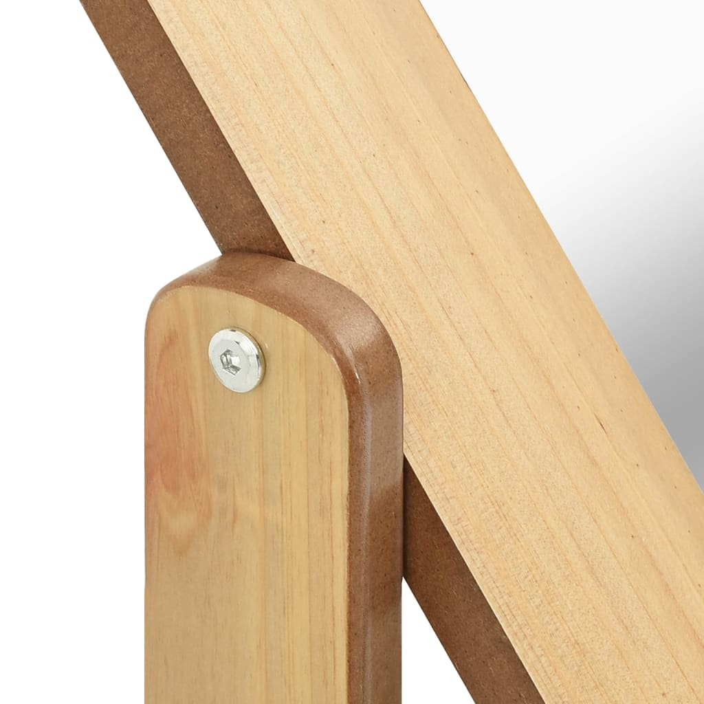 vidaXL Espejo de pie madera contrachapada 45,5x47,5x160 cm
