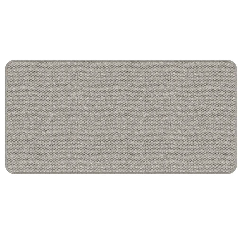 vidaXL Alfombra de pasillo con aspecto de sisal gris taupe 50x100 cm