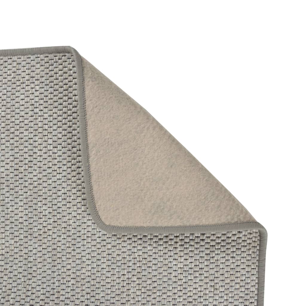 vidaXL Alfombra de pasillo con aspecto de sisal gris taupe 50x100 cm