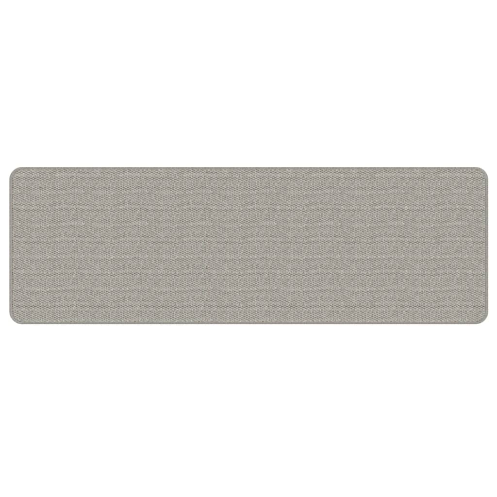 vidaXL Alfombra de pasillo con aspecto de sisal gris taupe 50x150 cm
