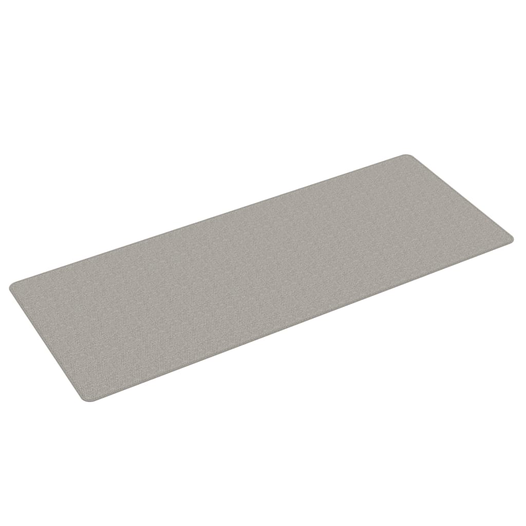 vidaXL Alfombra de pasillo con aspecto de sisal gris taupe 80x200 cm