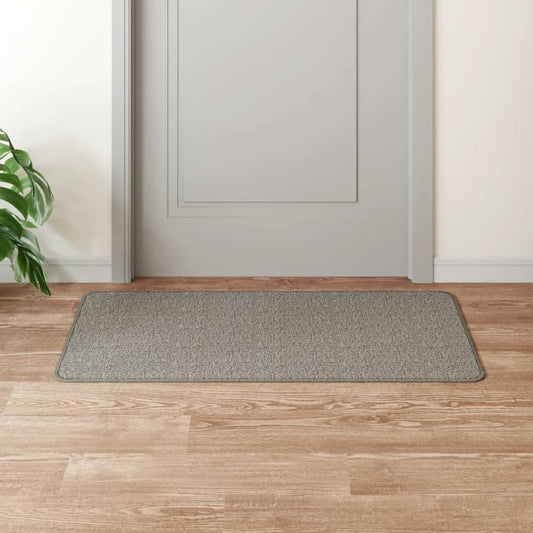 vidaXL Alfombra de pasillo con aspecto de sisal plateada 50x100 cm