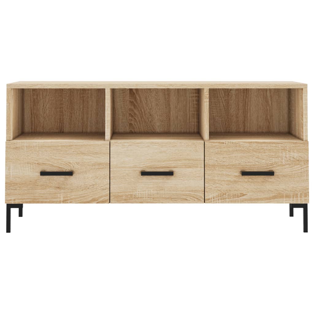 vidaXL Mueble de TV madera de ingeniería roble Sonoma 102x36x50 cm